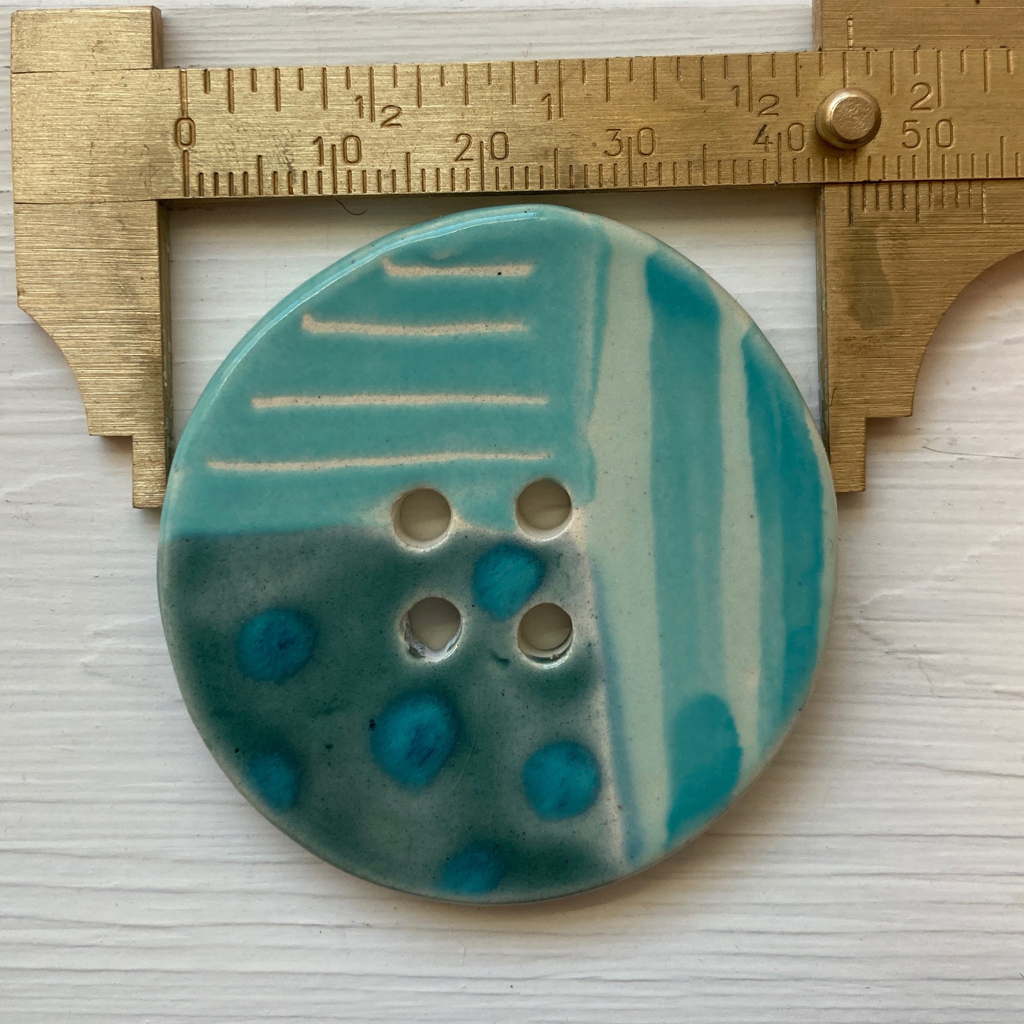 Patchwork Polka Dot Buttons 4.5cm - Made to Order – Magpie & Butterfly