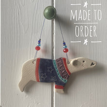 Load image into Gallery viewer, Polar Bear Decoration - Made to Order
