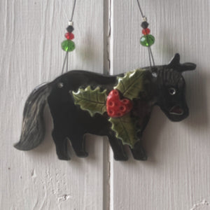 Black Festive Pony