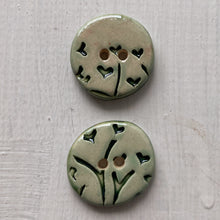 Load image into Gallery viewer, Small Love Tree embossed 22mm button sets
