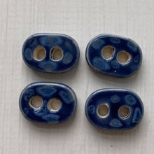 Load image into Gallery viewer, Single Tiny Oval Ceramic Buttons 19mm
