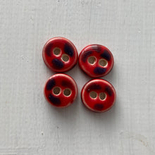 Load image into Gallery viewer, Single Tiny Round Ceramic Buttons 13mm
