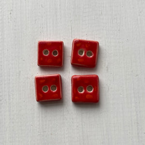 Single Tiny Square Buttons 13mm